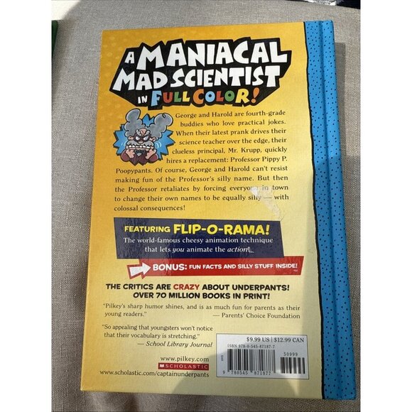 Captain Underpants and the Perilous Plot of Professor Poopypants. Hardcover. New - Picture 2 of 9